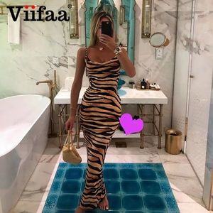 Bodycon Zebra Print Dress